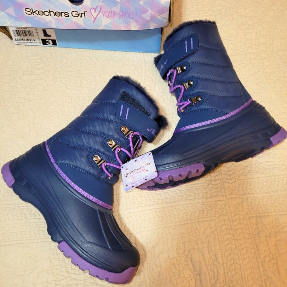 Skechers girl winter boots -Thawed Out- Size 3